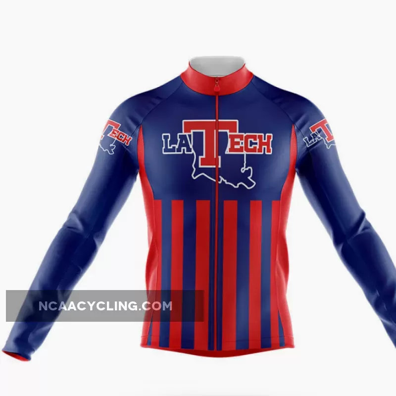 Louisiana Tech Gear Louisiana Tech University USA Cycling Kit - Long Sleeve Jersey