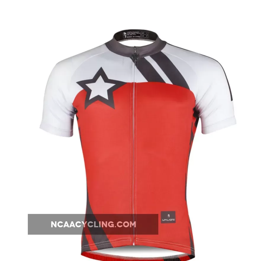 Red Men's Cycling Jersey for Men Bicycling Summer NO.743