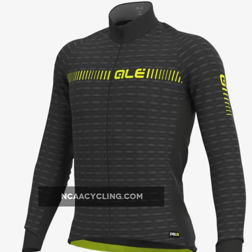 ALE' Green Road PRR Yellow Long Sleeve Jersey,