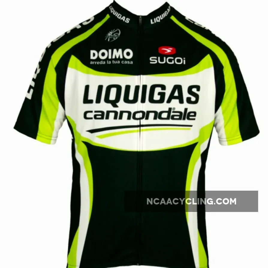 LIQUIGAS CANNONDALE 2012 Black Edition Sugoi Radsport-Profi-Team Short Sleeve Jersey