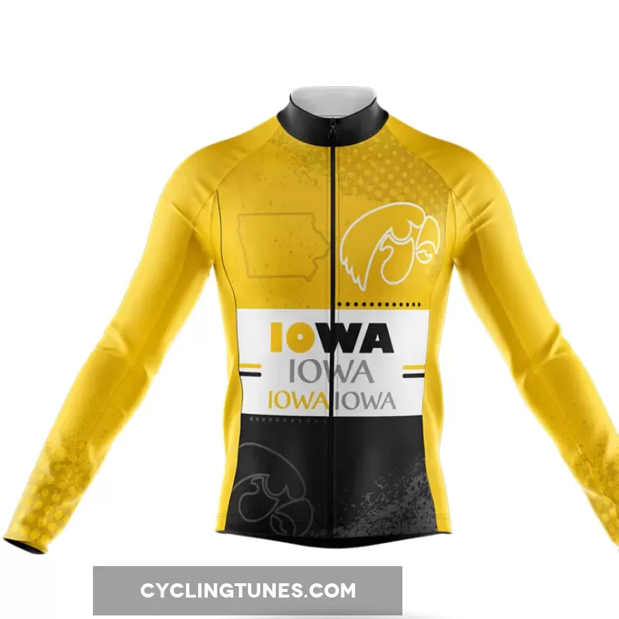 University of Iowa Cycle Long Sleeve Cycling Jersey Only