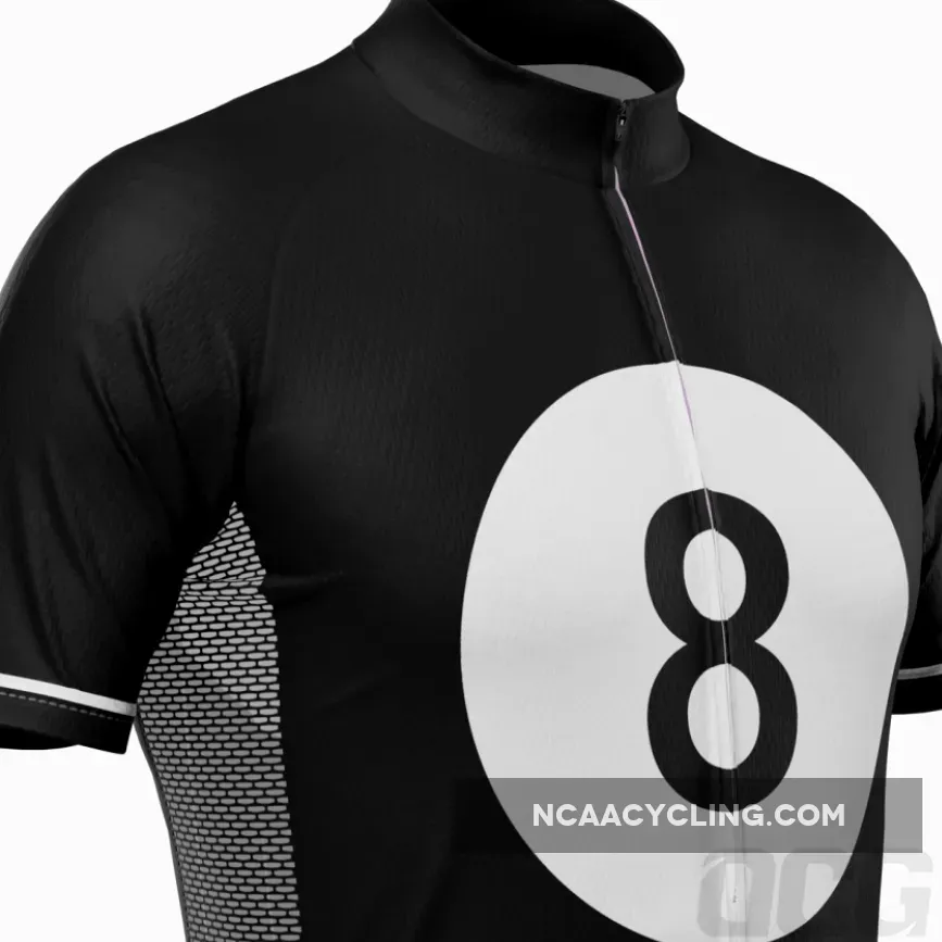 Men's Magic 8-Ball Black Short Sleeve Cycling Jersey, Magic 8 Online
