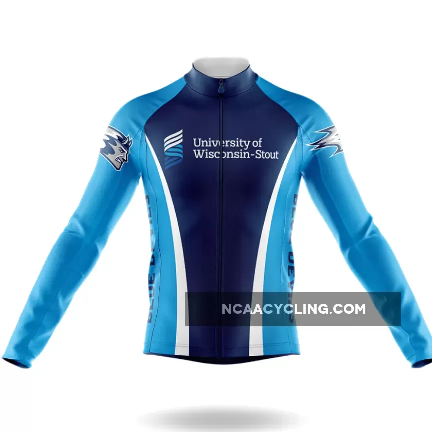 University of Wisconsin-Stout Long Sleeve Cycling Jersey Only