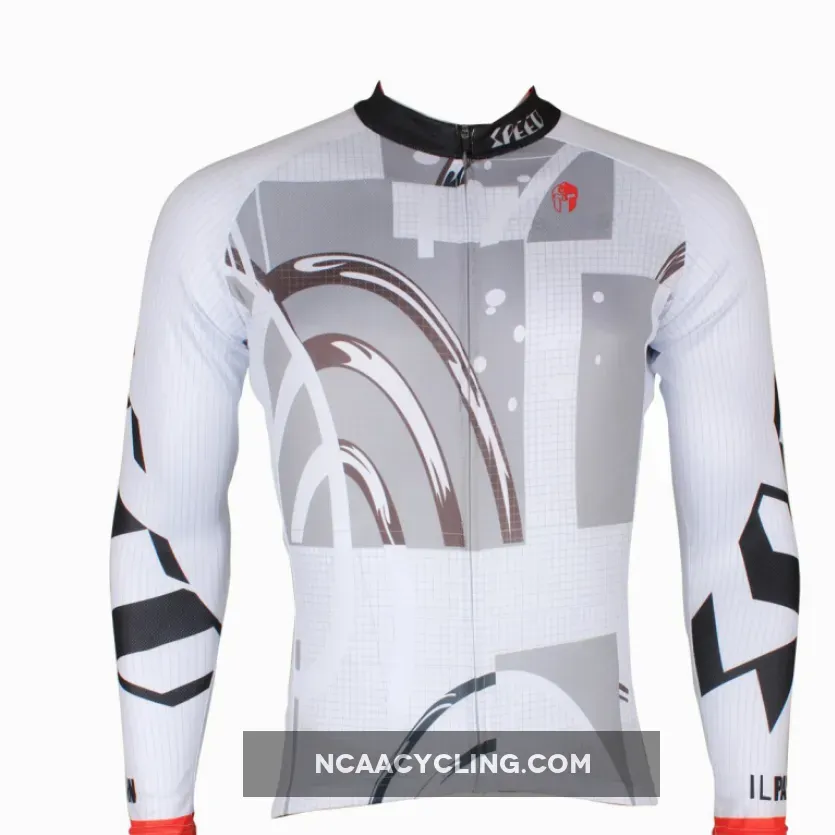 Ilpaladino Clock Speed Men's Long/Short-sleeve Cycling Bike jersey T-shirt Summer Spring Autumn Road Bike Wear Mountain Bike MTB Clothes Sports Apparel Top NO.173