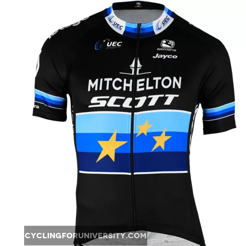 2019 Mitchelton Scott Vero Pro European Champion FZ Jersey, MIT19J3