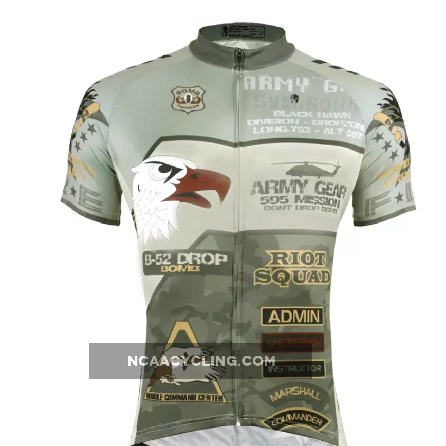 ARMY GEAR ADMIN VETERAN Men's Short-sleeve Cycling Jersey Summer NO.536