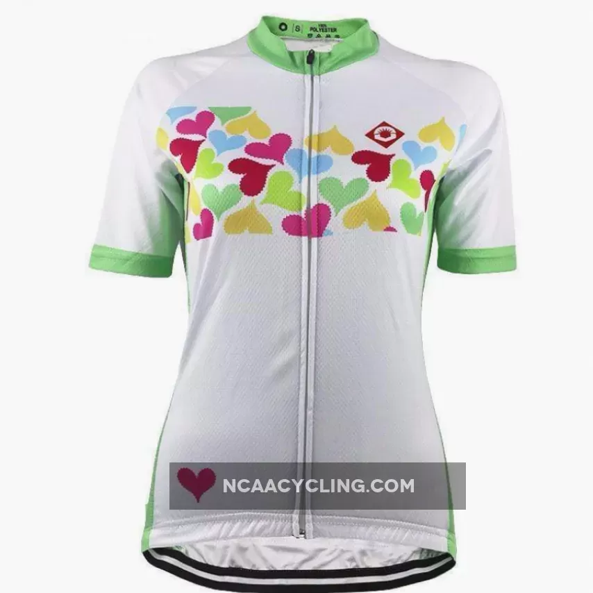 Women's Love Hearts Short Sleeve Cycling Jersey Online