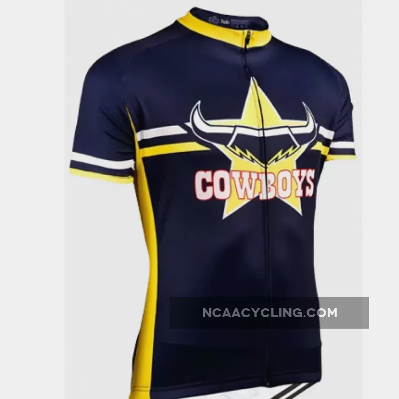 NRL NQ North Queensland Cowboys Short Sleeve Cycling Jerseys