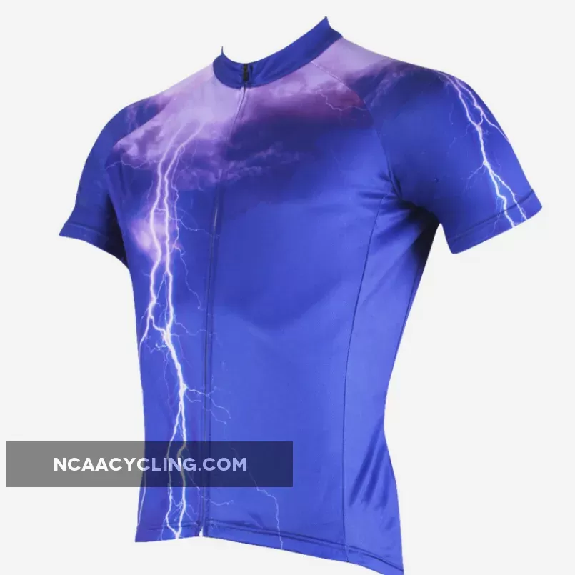 ILPALADINO Lightning Men's Professional MTB Cycling Jersey Breathable and Quick Dry Comfortable Bike Shirt for Summer NO.254