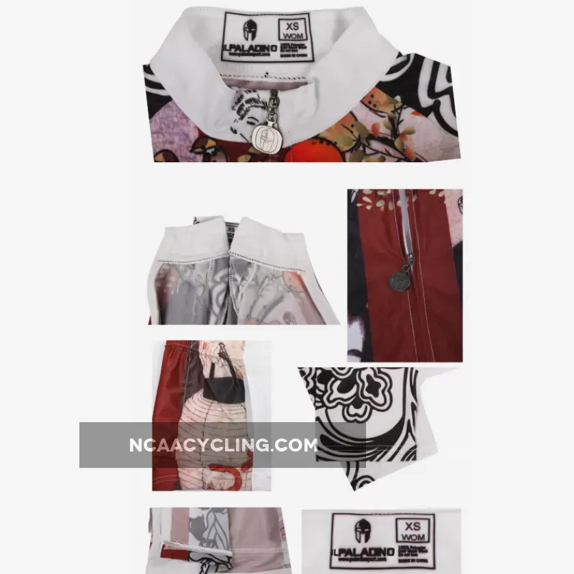 Ilpaladino Traditional Japanese Girl Cycling Jersey Women's Short-Sleeve T-shirt NO.644