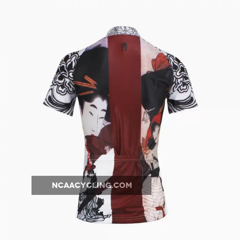 Ilpaladino Traditional Japanese Girl Cycling Jersey Women's Short-Sleeve T-shirt NO.644