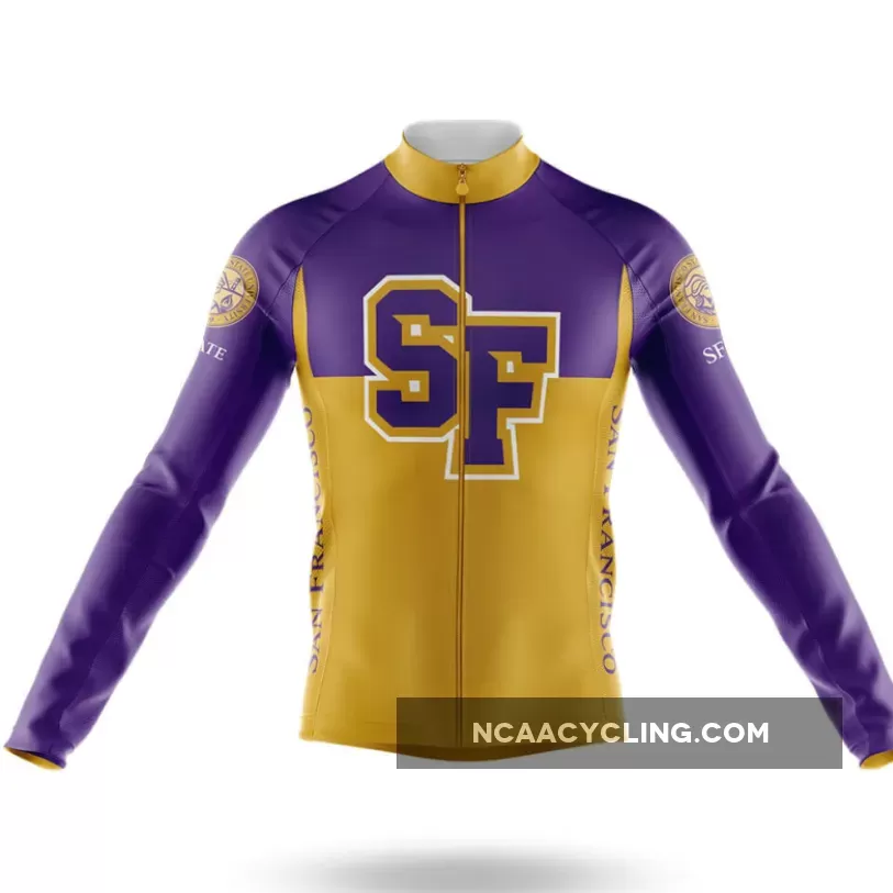 San Francisco State University V2 Long Sleeve Cycling Jersey Only | sfsu gear