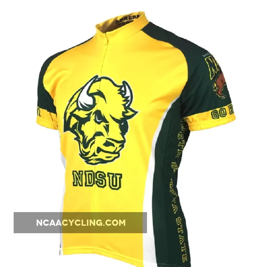 Adrenaline Promo North Dakota State University 3/4 zip Men's Cycling Jersey NDSU-MED