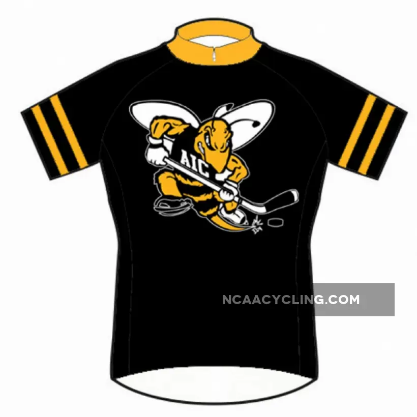 AIC American International College Yellow Jackets Cycling Jersey