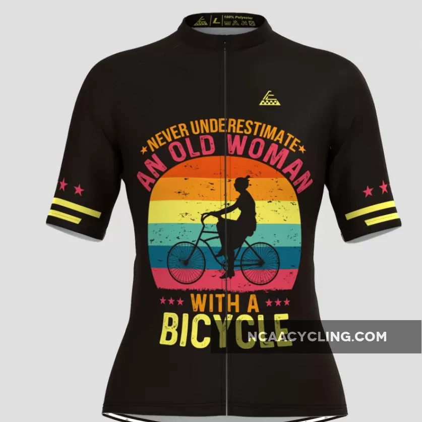 Women's Old Woman Cycling Jersey V1 Online