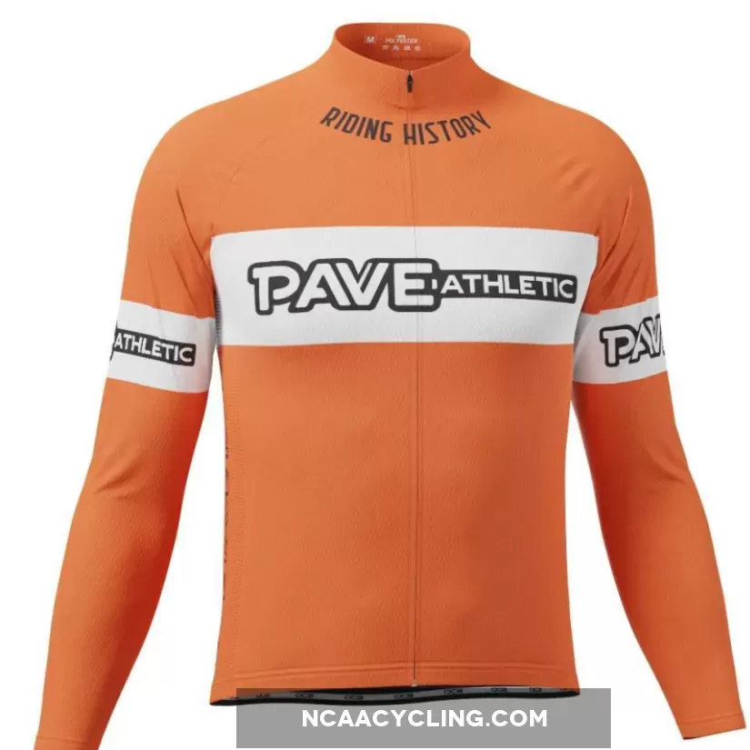 PAVE Athletic Retro Terme Long Sleeve Cycling Jersey