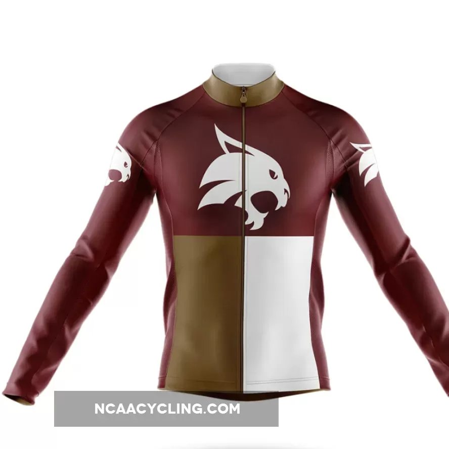 Texas State University TX Long Sleeve Cycling Jersey Only
