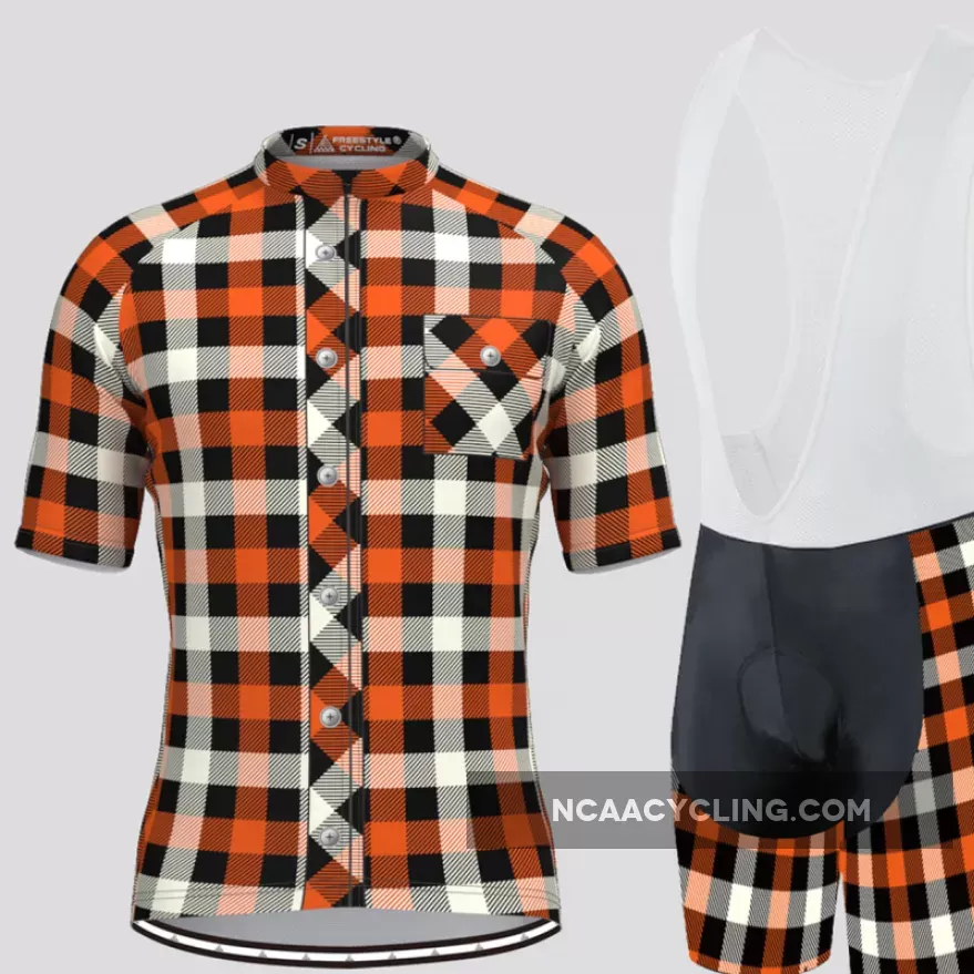 Plaid Checkered Shirt V4 Men's Cycling Kit Brand New