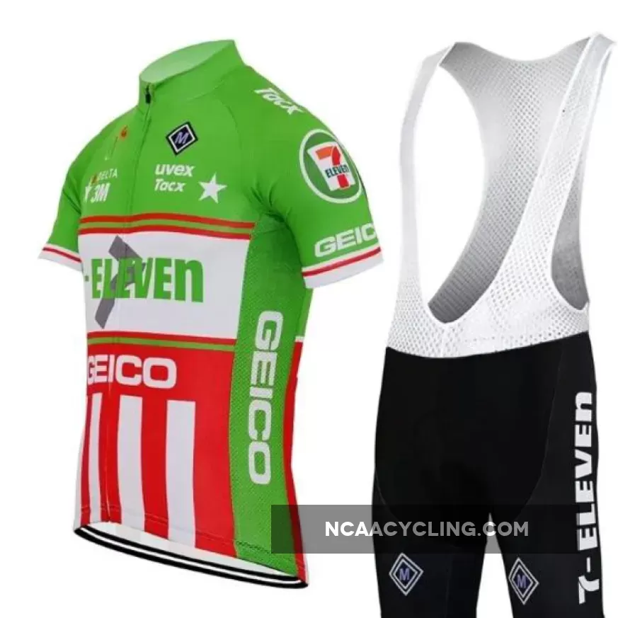 7 Eleven Green Vintage Cycling Race Suit Brand New
