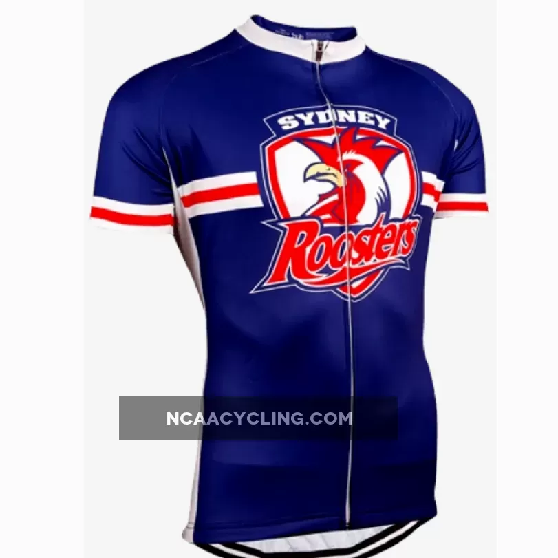 NRL Sydney Roosters Short Sleeve Cycling Jerseys 1694837416