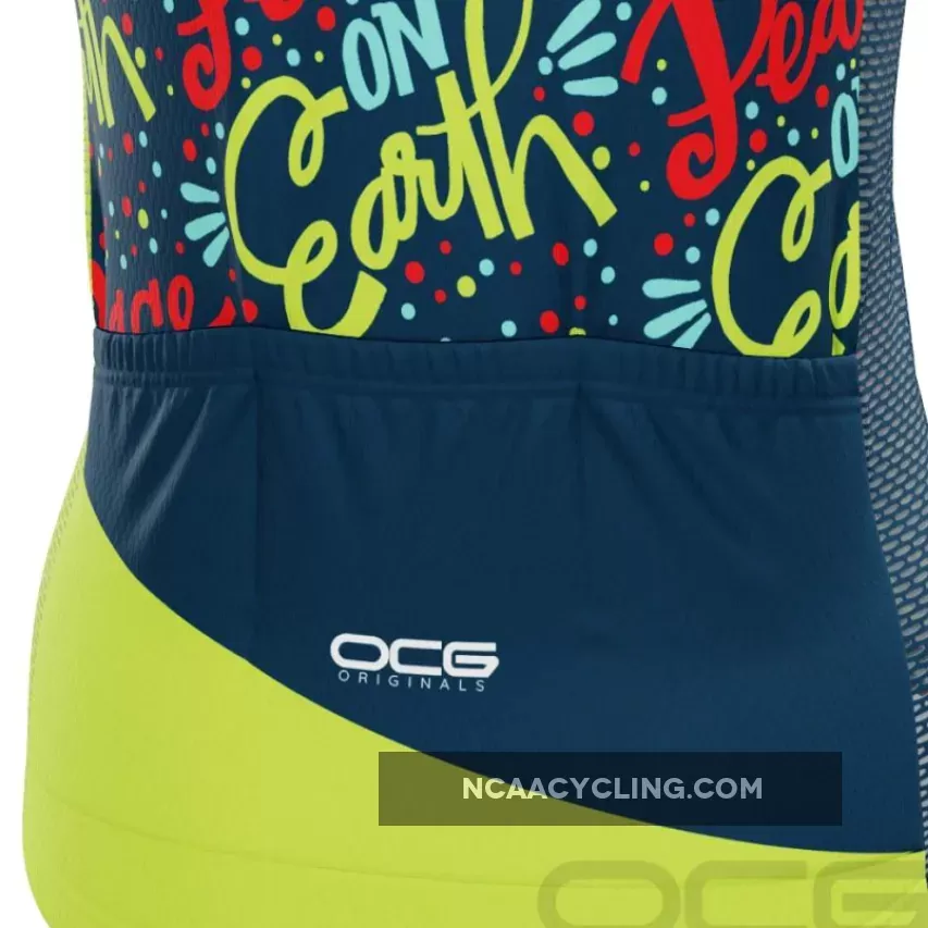 Women's Peace on Earth Short Sleeve Cycling Jersey