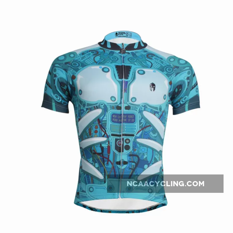 Ilpaladino Breathable Cycling Jersey Apparatus Robot Men's Short-Sleeve Bicycling Shirts Summer Quick Dry Wear Apparel Outdoor Sports Gear NO.610