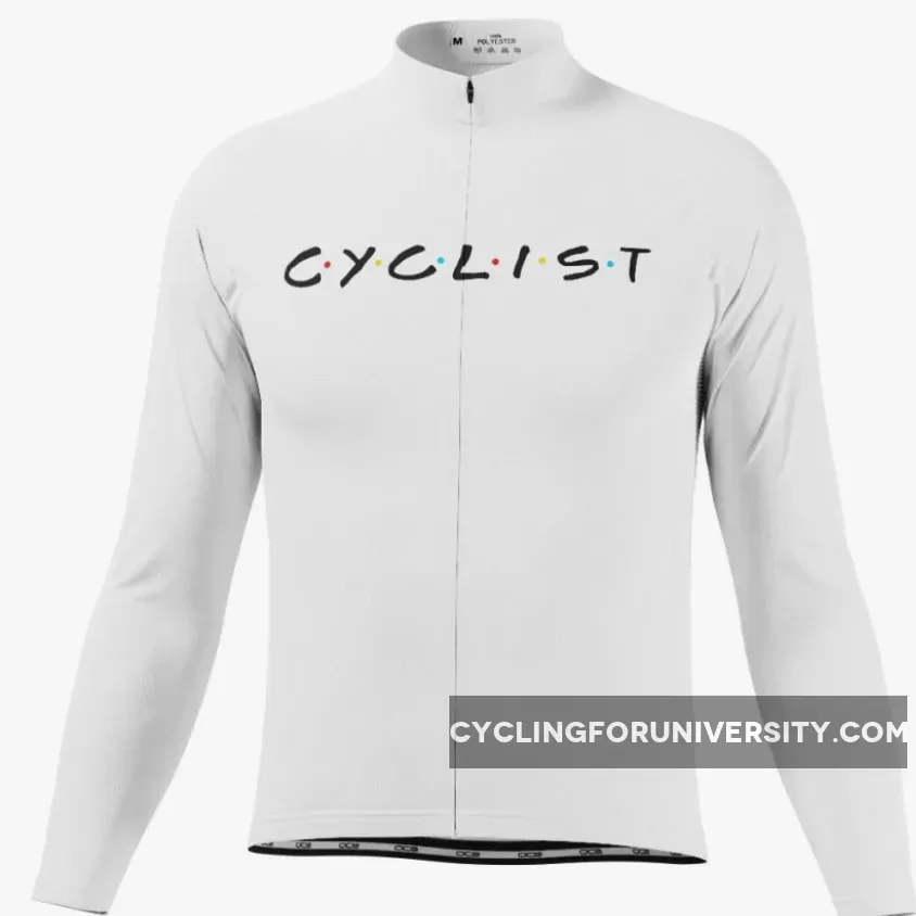 Men's Friends Cyclist Long Sleeve Cycling Jersey Outlet