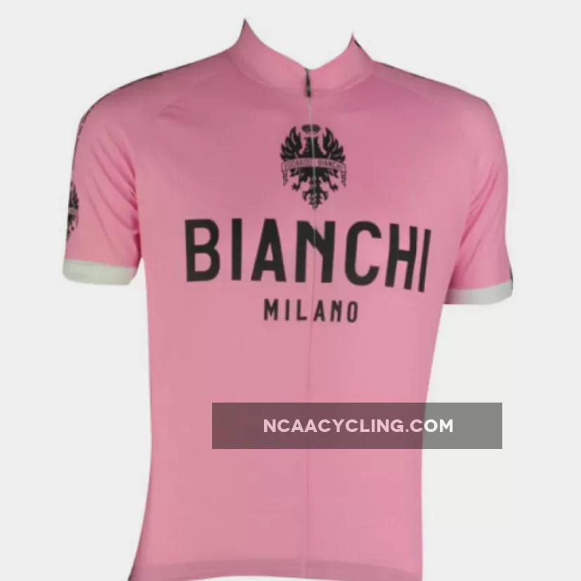 Bianchi Pride Celeste Pink classic Jersey Short Sleeve