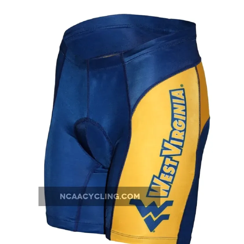 Adrenaline Promo University of West Virginia Logo padded Cycling Shorts-Mens
