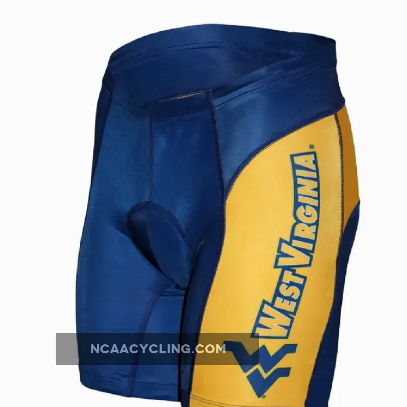 Adrenaline Promo University of West Virginia Logo padded Cycling Shorts-Mens