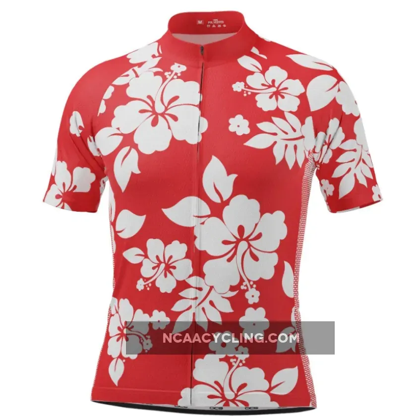 Men's Hawaiian Shirt Aloha Floral Cycling Jersey