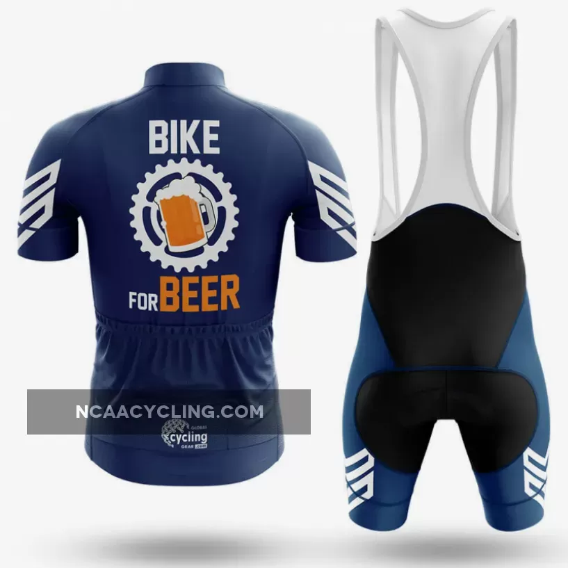 Bike For Beer V3 - Navy - Men's Cycling Kit / Full Set