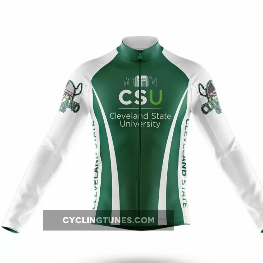 Cleveland State University Long Sleeve Cycling Jersey Only