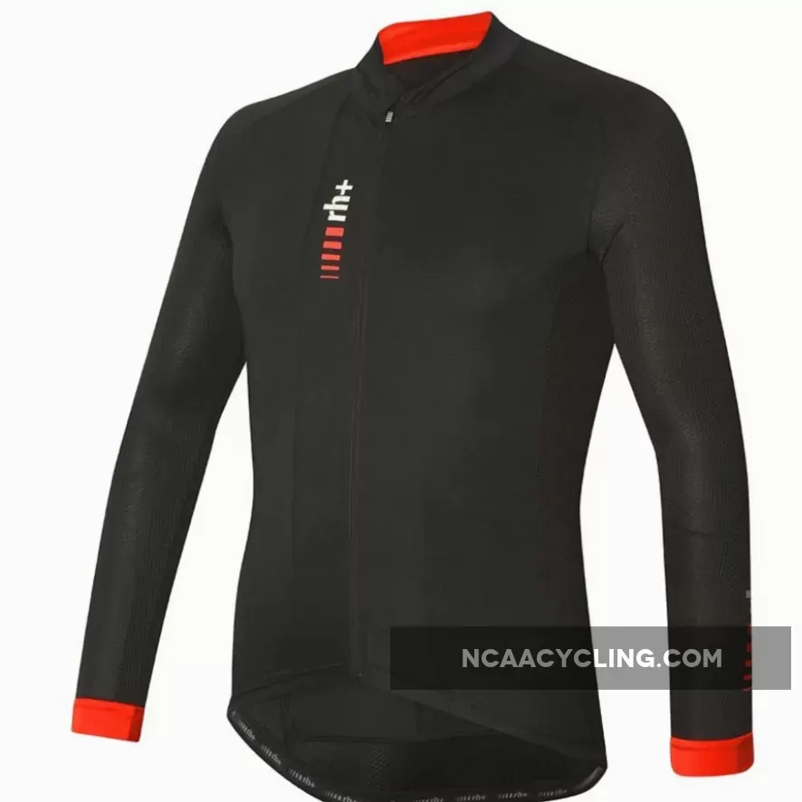 Rh+ Long Sleeve Jersey - Black Red Outlet