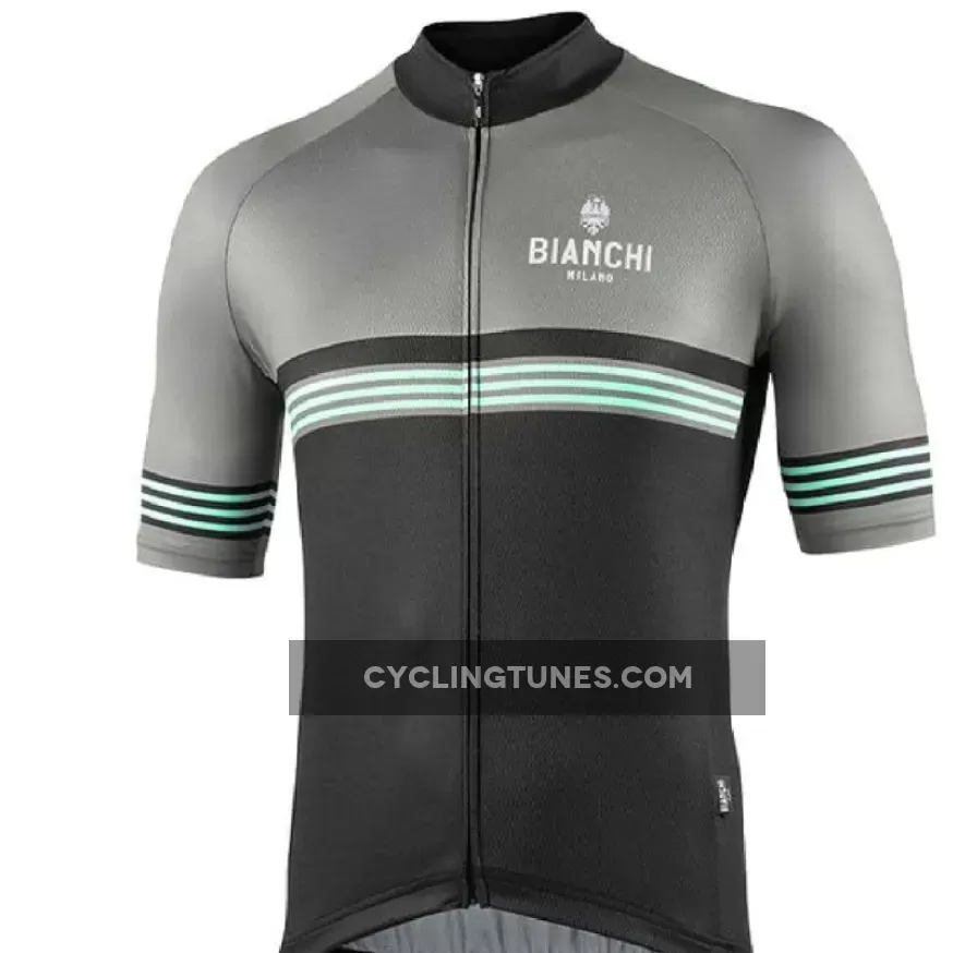 Nalini 2021 Bianchi Milano Prizzi Short Sleeve Cycling Jersey Olive