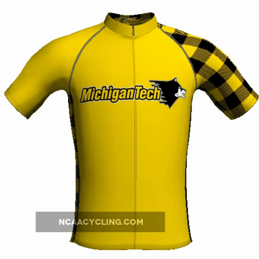 NCAA MTU, Michigan Tech Huskies Cycling Jerseys Z-1905397