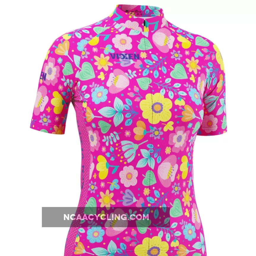 Vixen Women's Bouquet Floral Short Sleeve Cycling Jersey
