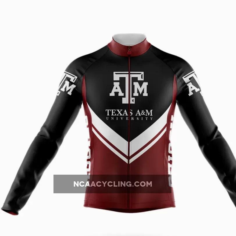 Texas A&M V3 Long Sleeve Cycling Jersey Only