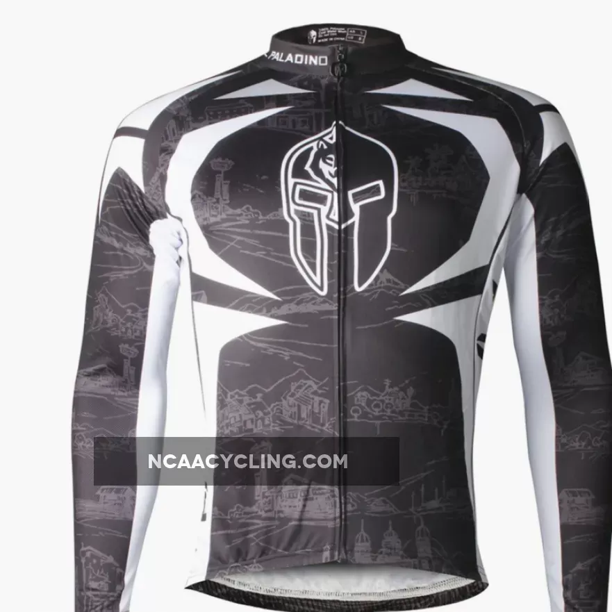 ILPALADINO Men's Sport Long Sleeve Cycling Jerseys Winter Exercise Bicycling Pro Cycle Clothing Racing Apparel Outdoor Sports Leisure Biking Shirts (Velvet) NO.009