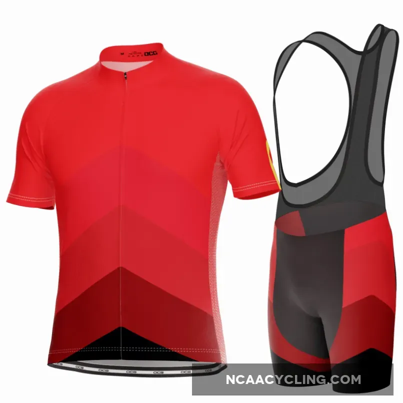 Men's Classic Mountain Peaks Short Sleeve Cycling Kit