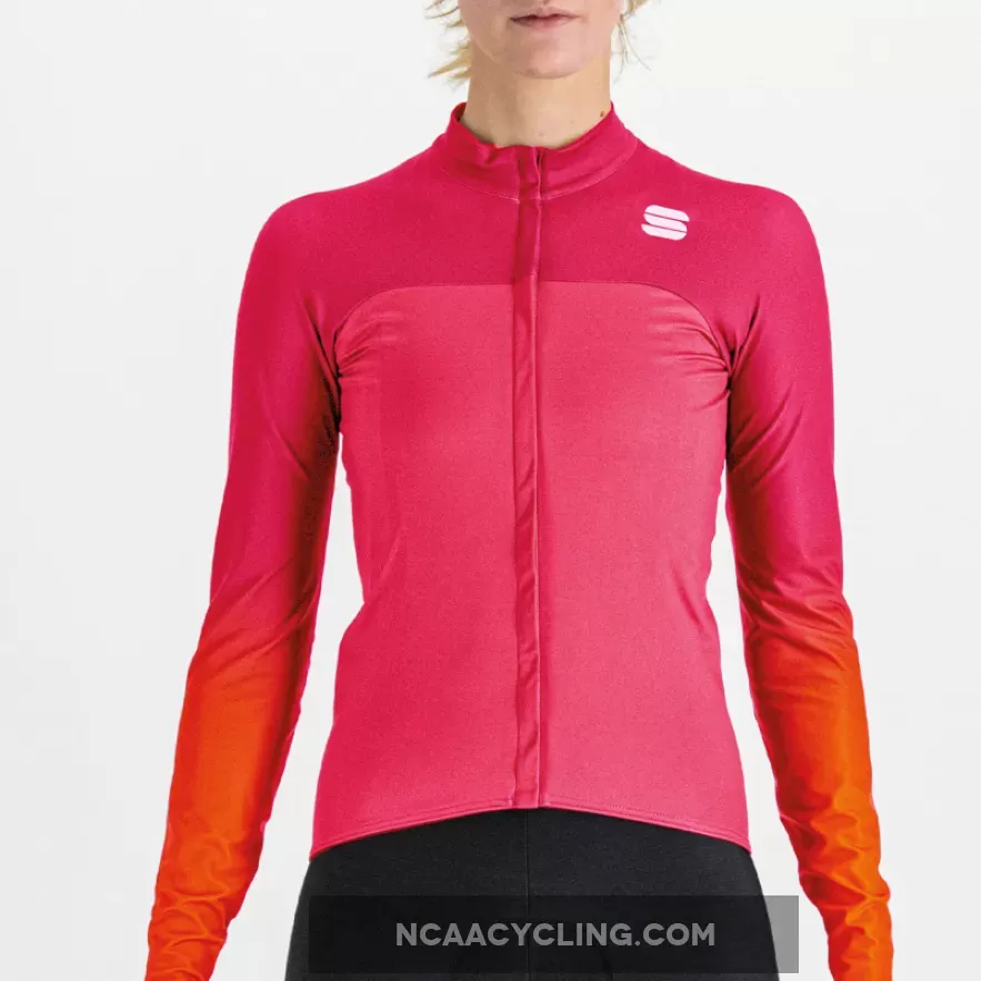 Sportful Bodyfit Pro Thermal women long sleeves jersey - Pink