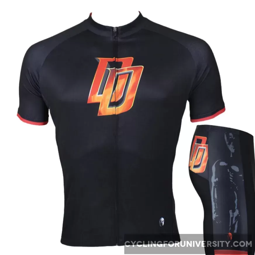 Daredevil Cycling Jerseys Marvel Comics Super Hero Short/Long-sleeve Cycling Jersey NO.041