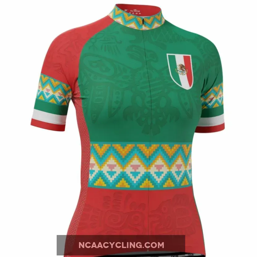 Women's Mexico Paseo 1 Short Sleeve Cycling Jersey Mexico Cycling Jersey