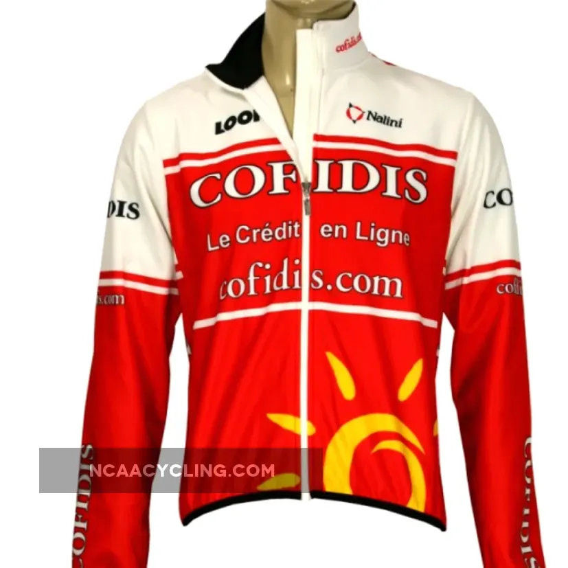 Cofidis 2011 Radsport-Profi-Team-Winter fleece long sleeve jersey jacket