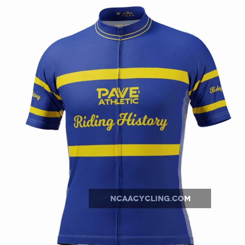 Men's PAVE Athletic Retro Zandegu Short Sleeve Cycling Jersey