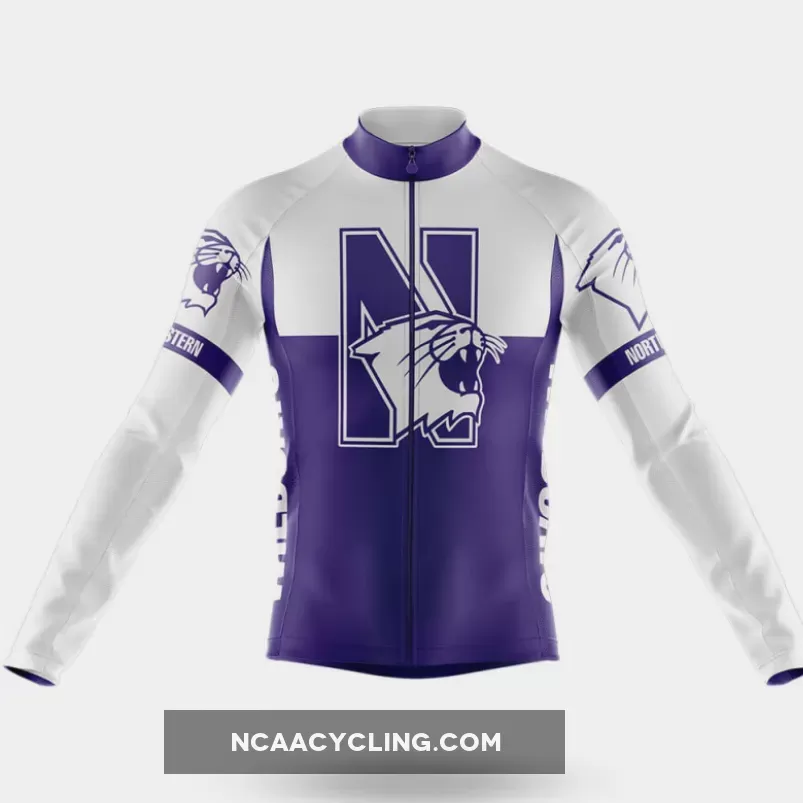 Northwestern University V2 Long Sleeve Cycling Jersey Only
