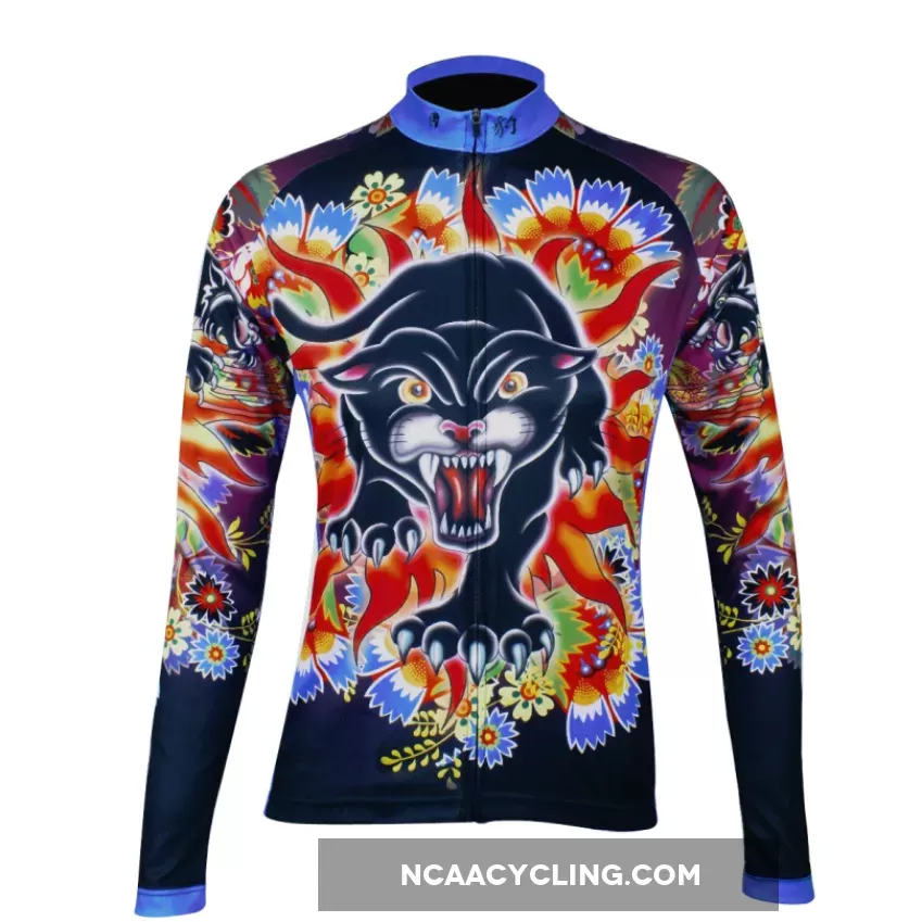 Ilpaladino Black-panther walking from anthemia Summer Women's Short/Long-Sleeve Cycling Jersey Biking Shirts Breathable Sports Clothes Apparel Outdoor Gear NO.118