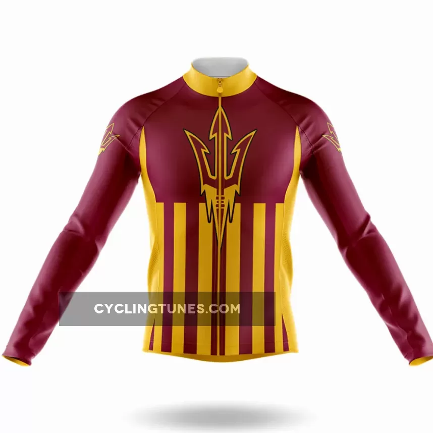 Arizona State University USA Long Sleeve Cycling Jersey Only