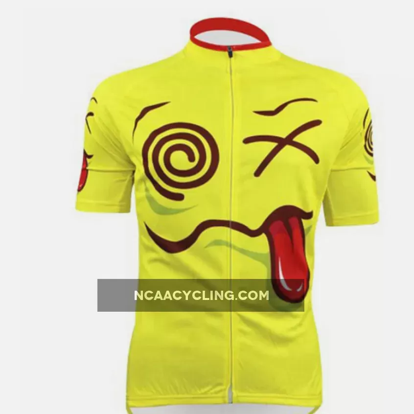 Hit The Wall Emoji Men's Cycling Jersey Outlet