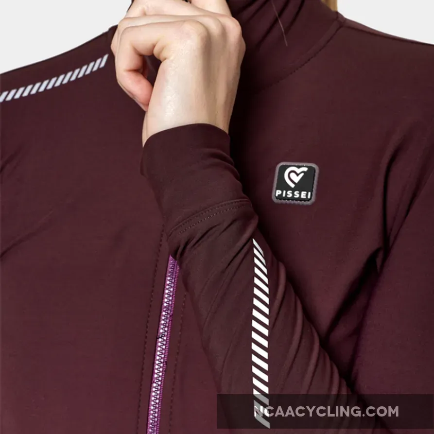 Pissei Gardena women long sleeve jersey - Bordeaux Gardena Womens Spa